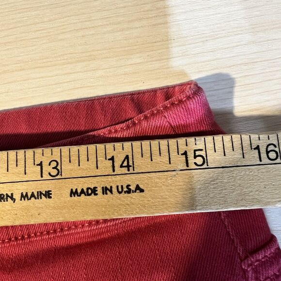 Chico's Perfect Stretch 6 Pull On Slim Leg Cropped Ankle Pants Detail Hem Boho - Picture 7 of 10